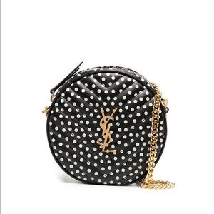 YSL Round Polka Dot Bag